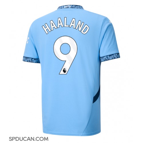 Muški Nogometni Dres Manchester City Erling Haaland #9 Domaci 2024-25 Kratak Rukav